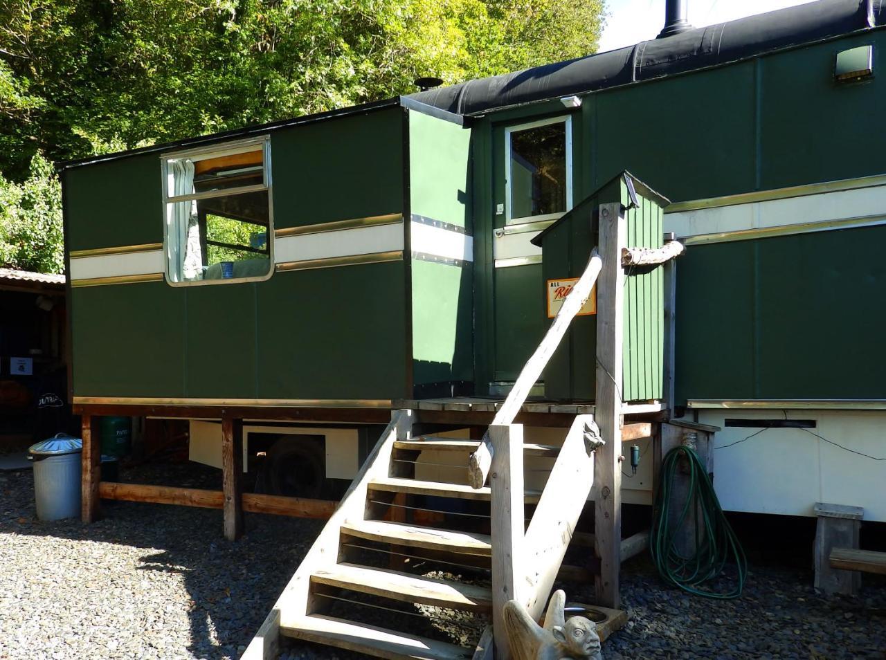 Showman'S Wagon At Coed Cae ドルゲラウ エクステリア 写真